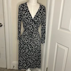 Black and white dress